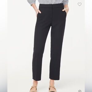 NWT J Crew Factory Tall crepe straight-leg cropped pant, 12T